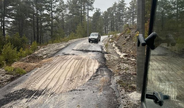 Çameli’nde sel ve heyelana karşı yoğun mesai