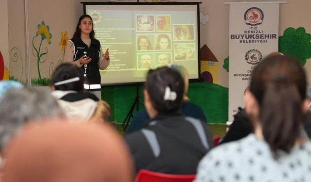 Annelere bağımlılıkla mücadele ve afet bilinci semineri verildi
