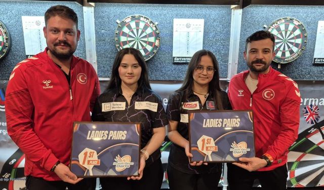 Denizli'li dartçılar Hollanda’da Tarih yazdı