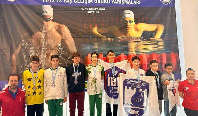 Denizli'li yüzücü Türkiye şampiyonu oldu