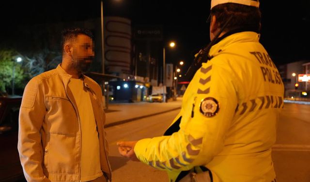 Alkollü yakalandı, polisle pazarlık yapmaya çalıştı