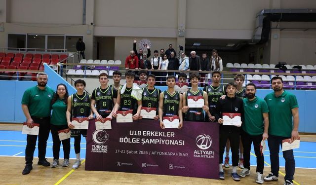 Merkezefendi Belediyesi U18 Erkek Basketbol Takımı Afyonkarahisar’da şampiyon oldu