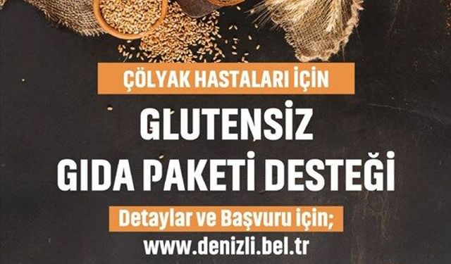 Denizli Büyükşehir çölyak hastalarını yalnız bırakmıyor