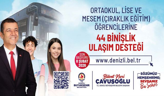 Büyükşehir’den ulaşım desteğinde önemli hatırlatma