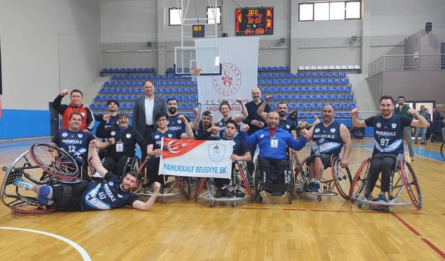 Pamukkale'nin ''Engelsiz Yürekleri'' 1. Lig A Grubu’nda Liderliğe Yükseldi