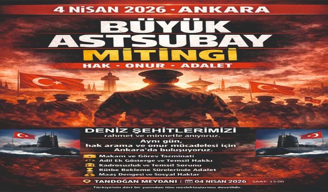 Emekli Astsubaylar’dan Deniz Şehitleri Anma Töreni ile Hak, Onur ve Adalet Haykırışı