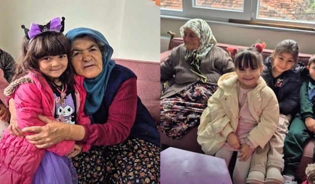 Minik kalplerden büyük vefa: Honaz’da Yaşlılar Haftası’na anlamlı ziyaret