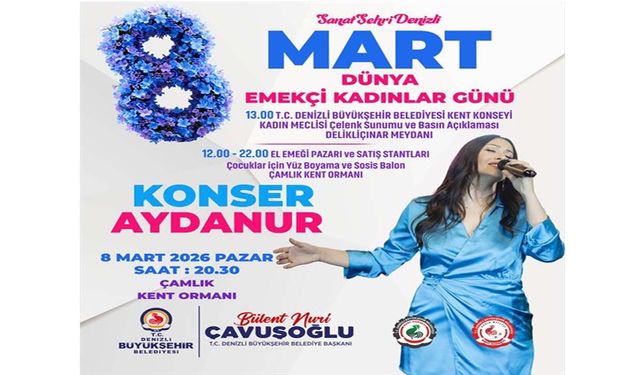 Denizli Büyükşehir’den 8 Mart’a özel anlamlı programlar