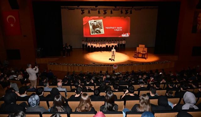 Denizli’de İstiklâl Marşı’nın kabulünün 105. yılı coşkuyla anıldı