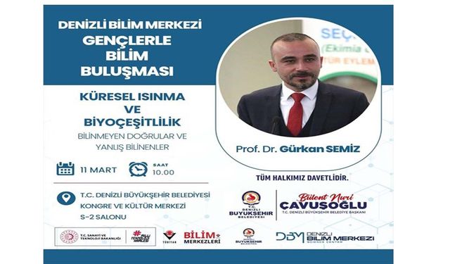 Büyükşehir’den Bilim Buluşmaları