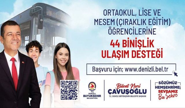Büyükşehir’in ulaşım desteği başvuruları uzatıldı