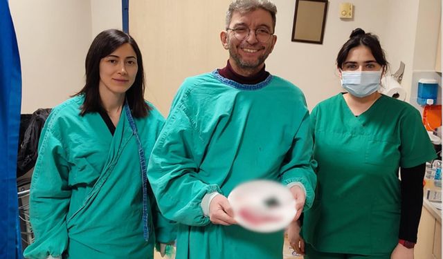 PAÜ Hastanelerinde Kalın Bağırsaktaki Kitle Ameliyatsız Yöntemle Çıkarıldı