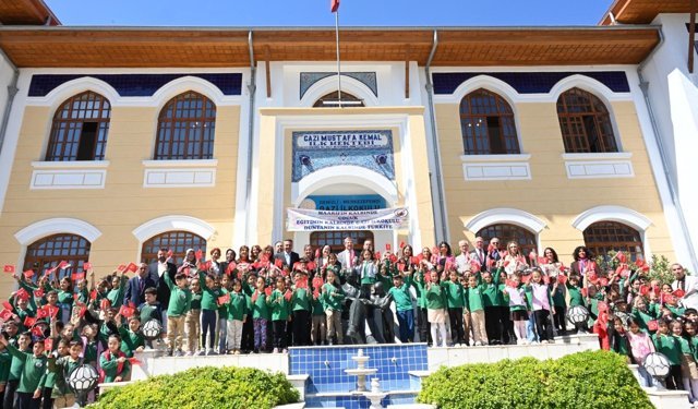 Denizli’nin Tarihi Mirası Gazi İlkokulu’nda Restorasyon tamamlandı