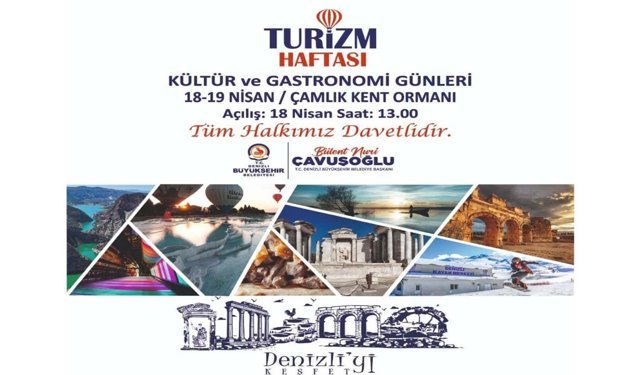 Turizm Haftası Kültür ve Gastronomi Günleri başlıyor