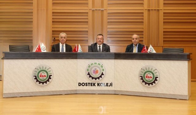Denizli OSB yönetiminden DOSTEK Kolejine ‘güvenli eğitim' ziyareti