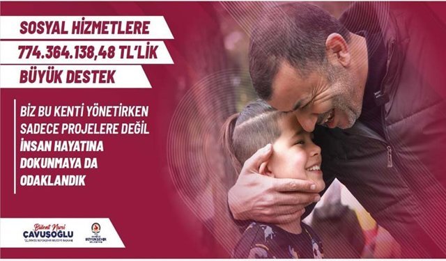 Büyükşehir’den sosyal hizmetlere rekor bütçe: 774 milyon TL