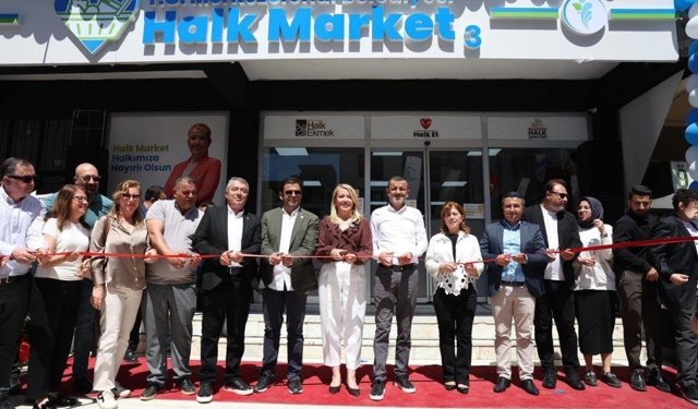 Merkezefendi Halk Market’in 3. şubesi hizmete açıldı