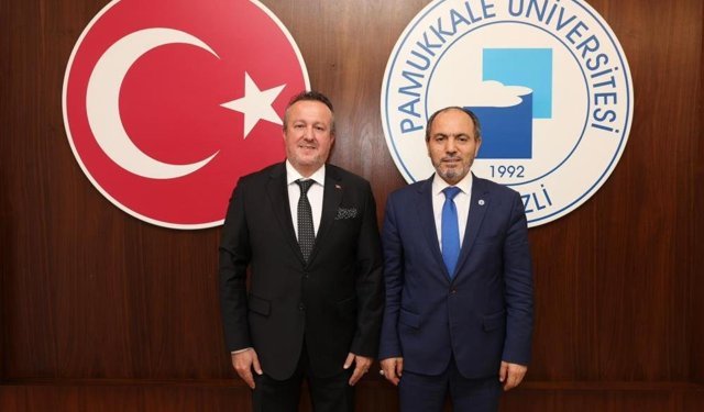Denizli OSB Yönetimi, Rektör Mahmud Güngör’e Ziyaret Etti