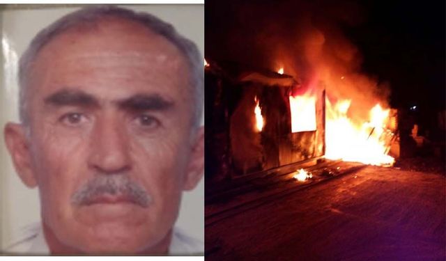 Yanan evde mahsur kalan yaşlı çift hayatını kaybetti