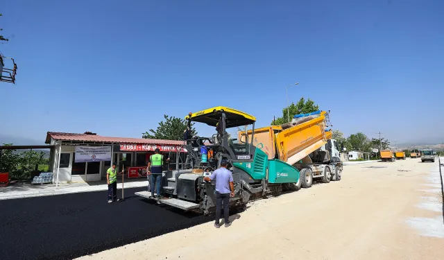 Büyükşehir’den Kaklık Mağarası Yoluna Sıcak Asfalt Hamlesi