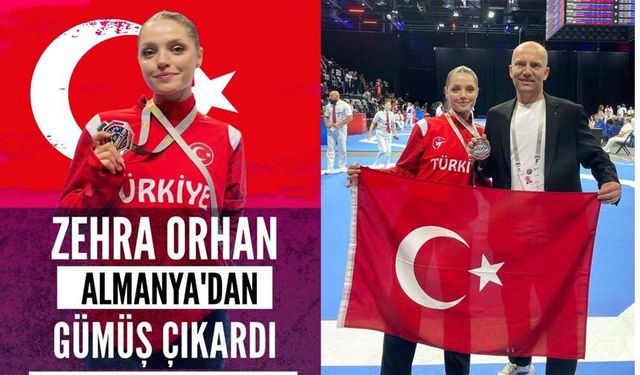 Denizli'li Sporcu Almanya'dan Gümüş Madalya ile Döndü