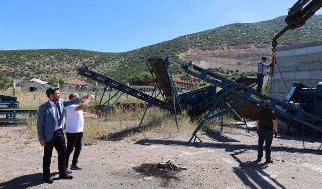 Tavas Belediyesinin Üretim Tesisi Hizmete Hazırlanıyor