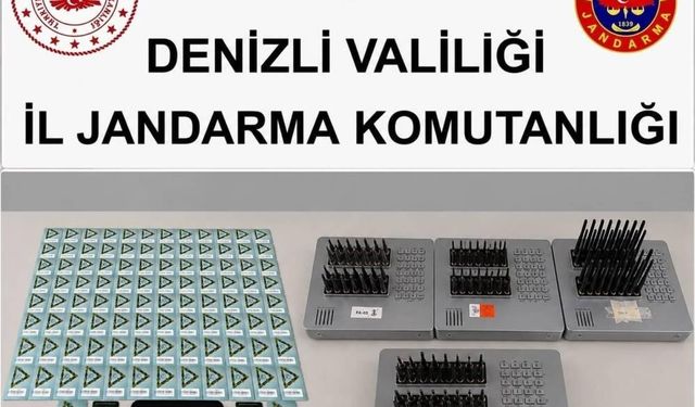 Denizli Merkezli ‘Patates Hat' Operasyonunda 186 Hat Ele Geçirildi