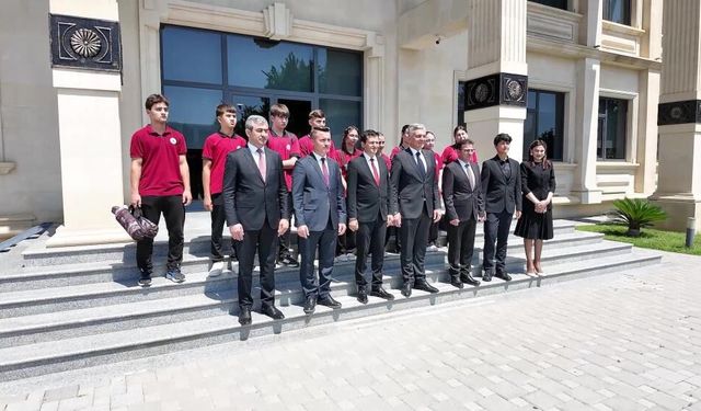 Denizli Heyetine Azerbaycan'da Sıcak Karşılama