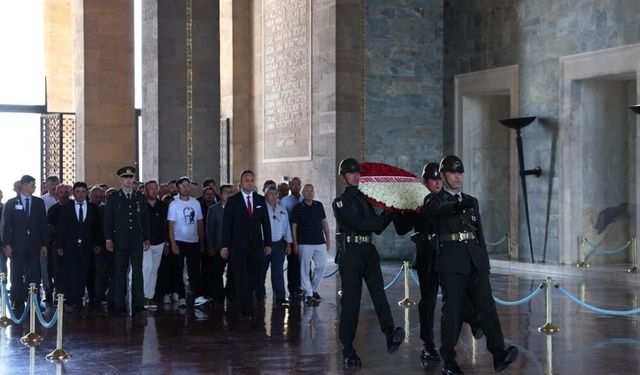 Çivril heyeti Anıtkabir’de Ata’nın Huzurunda
