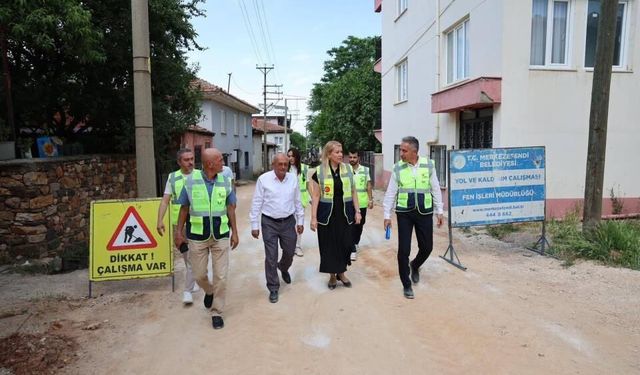 Merkezefendi’de Yol Çalışmaları Aralıksız Sürüyor