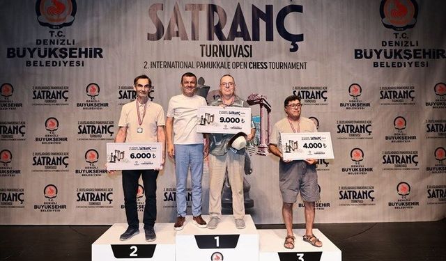 2. Uluslararası Pamukkale Açık Satranç Turnuvası Şampiyonlarını Buldu