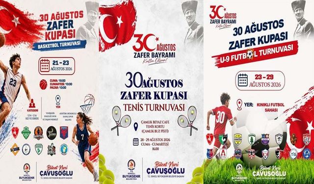 Denizli Büyükşehir’den Zafer Bayramı’na Özel Spor Şöleni
