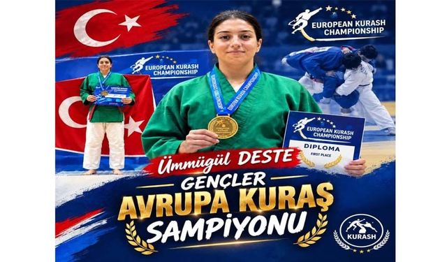 Denizli'li Sporcu Avrupa Şampiyonu Oldu