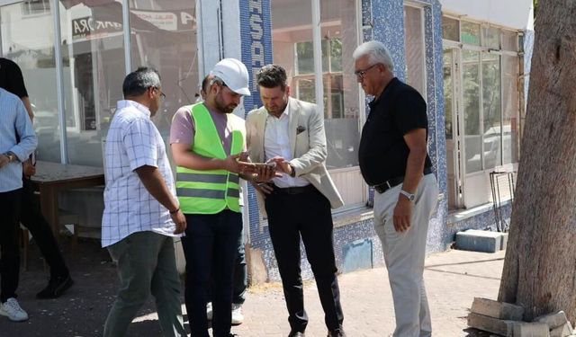 Başkan Tatık, Tavas'ta Yürütülen Çalışmaları Sahada İnceledi