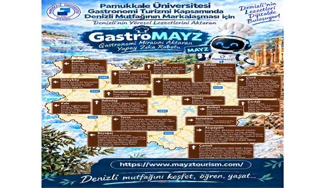 PAÜ, Denizli’nin Yöresel Lezzetlerini Aktaran GastroMAYZRobotu’nu Geliştiriyor
