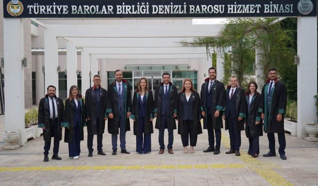 Okkaya'dan Denizli Barosu'nda “Birlikte Yürüyeceğiz” Mesajı
