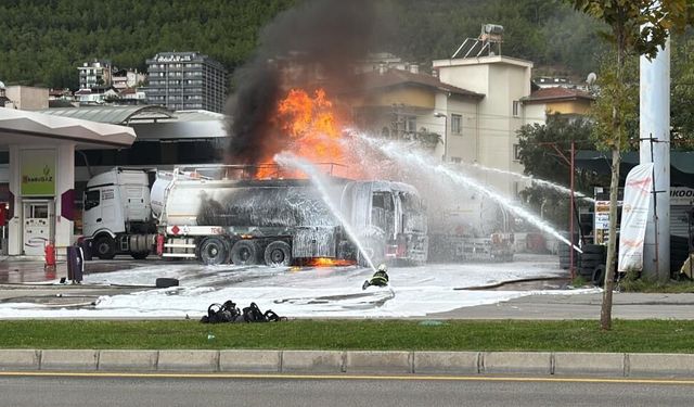 Denizli’de Akaryakıt İstasyonunda Patlama; 1 Ağır Yaralı