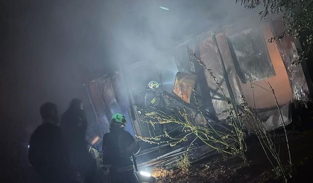 Denizli'de Yangında Mahsur Kalan Yaşlı Kadın Hayatını Kaybetti
