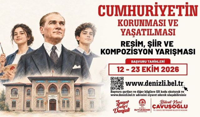 Denizli  Büyükşehir'den Cumhuriyetin 103. Yılına Özel Yarışma