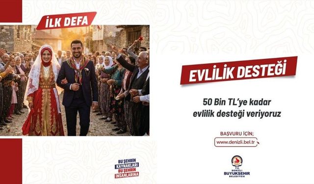 Denizli Büyükşehir'den Kırsaldaki  Gençlere Nefes Aldıran Destek