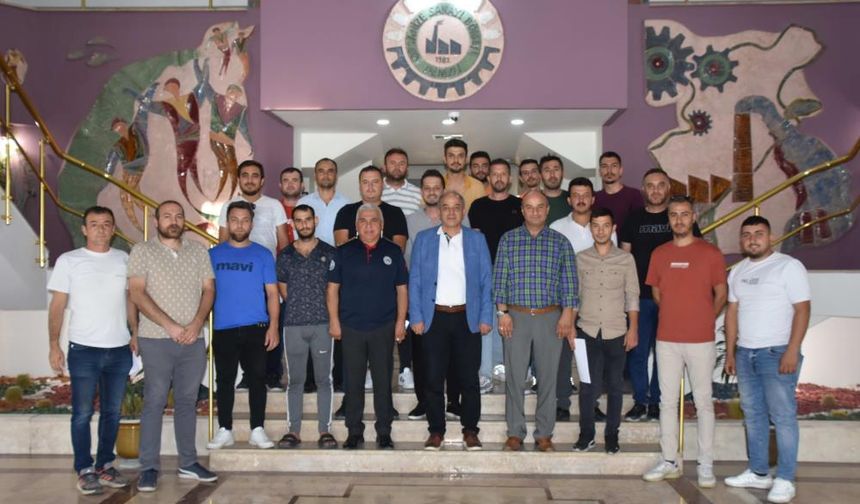 Denizli OSB’de yükselme grubu müsabakaları için kura çekimi yapıldı