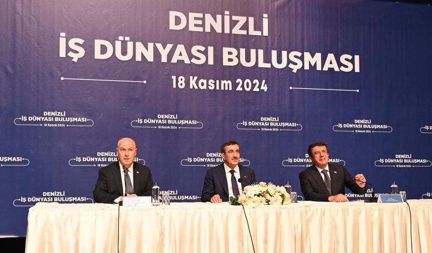 Başkan Erdoğan, Cumhurbaşkanı Yardımcısı Yılmaz’a Denizli iş dünyasının taleplerini aktardı