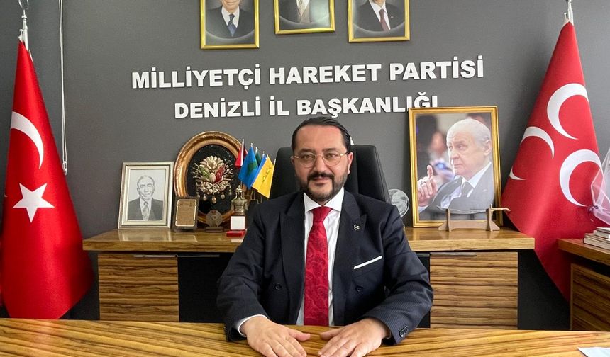 MHP Denizli İl Başkanı Yılmaz'dan 10 Nisan Polis haftası mesajı