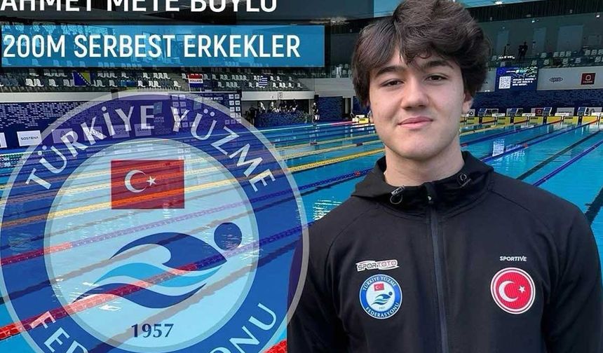 Denizlili Milli Yüzücü Güney Kıbrıs’ta Türkiye Rekoru Kırdı