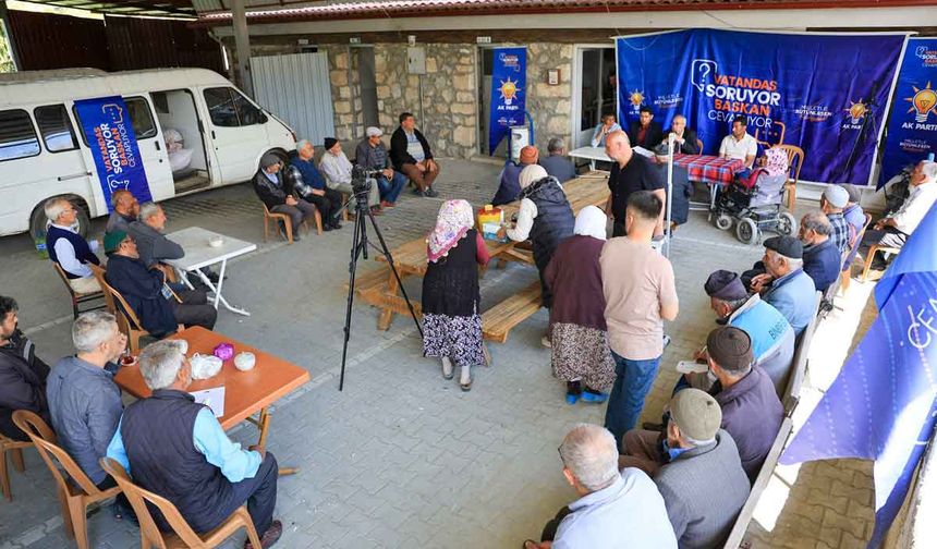 Başkan Arslan Güzelyurt ve Belevi Mahallelerindeki vatandaşlarla bir araya geldi