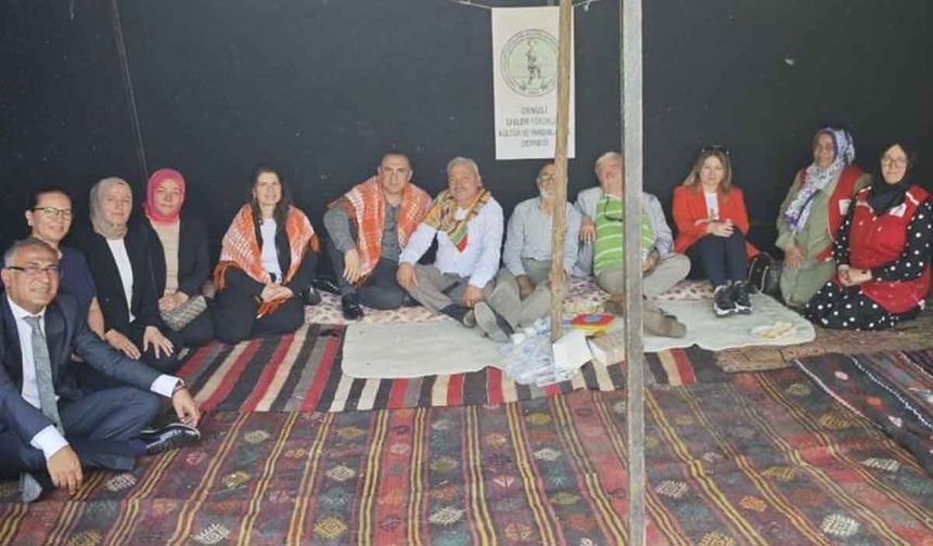 Kıl çadırda yılsonu etkinliği