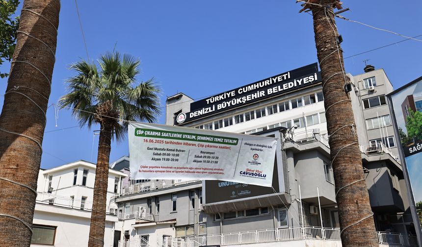 Gazi Bulvarı ve Bayramyeri’nde çöp çıkarma saatleri değişti