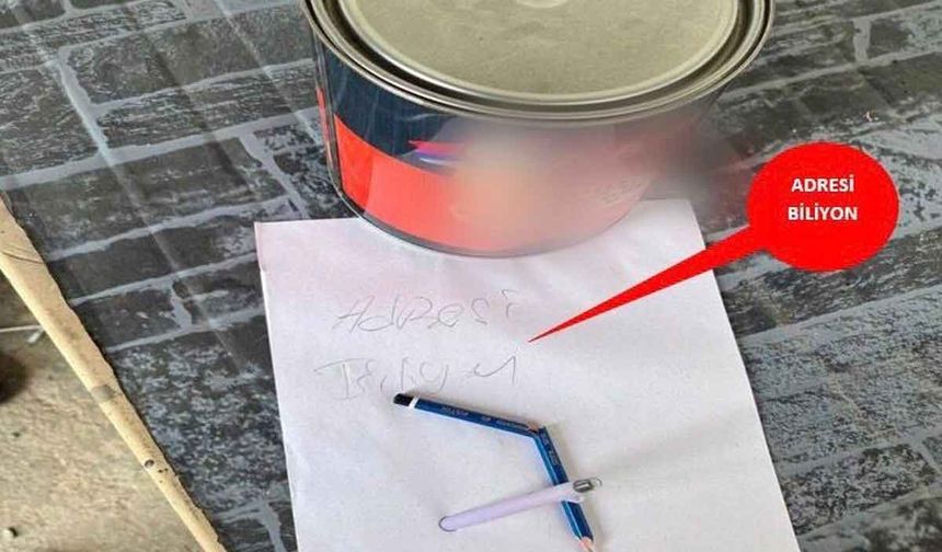Çalıştığı işyerini soydu, patronuna ölüm tehditli not bıraktı