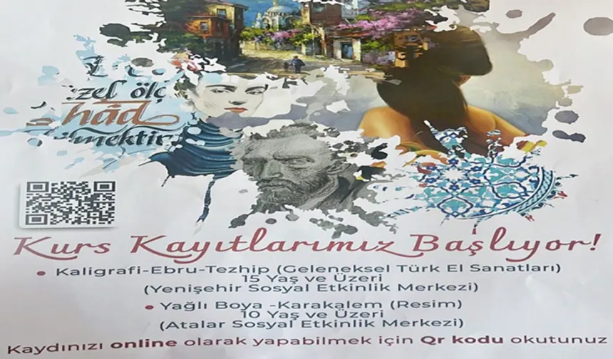 Sanatın Renkli Dünyası Denizli’de Kurslarla Hayat Buluyor