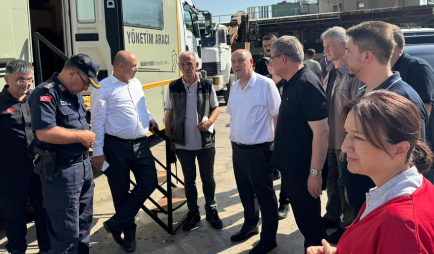Vali Coşkun; "Yangın Kontrol Altına Alındı, Soğutma Çalışmaları Devam Ediyor"